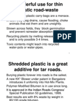 plastic roads use in power point