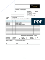 Transmittal Form for Electrical Data Sheets and Specifications