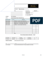 Transmittal Form Project Documents
