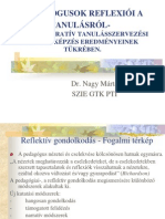 DR Nagy MartaPedagógusok Reflexiói A Tanulásról - Egy Kooperatív Tanulásszervezési Továbbképzés Eredményeinek Tükrében