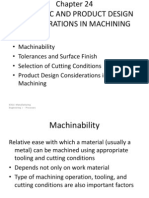 Economic and Product Design Considerations in Machiningchapter 24