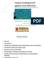 Microwave Underground Propagation Detection