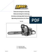 Operating Instructions For Chain Saw 726-728