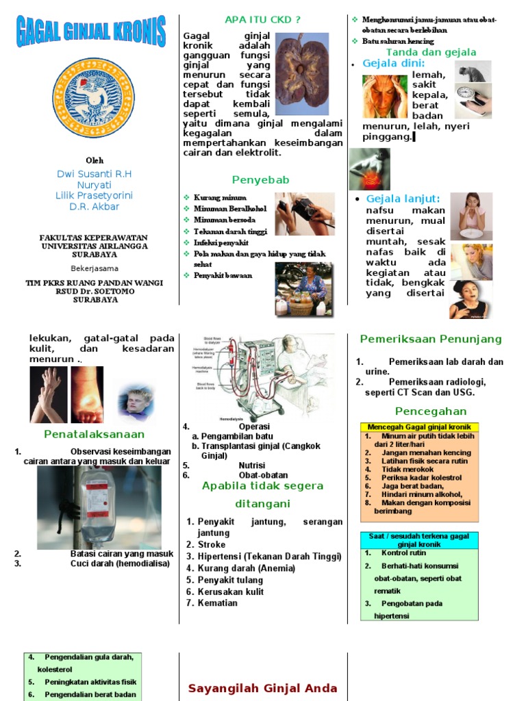 Leaflet Gagal Ginjal Kronik dan HD | PDF