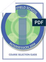 Intersession Course Description Guide 2014