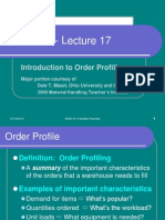 Order Profiling