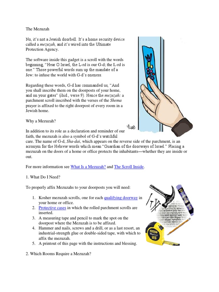 The Mezuzah PDF Semitic Words And Phrases Ethnoreligious Groups