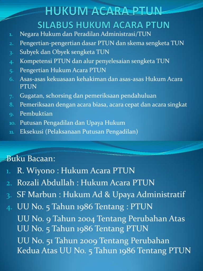 Hukum Acara Ptun