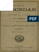 Noul Abecedar Pentru Scris Si Citit. Partea 1 (A.odobescu-V.borgovanu Ed - Librariei Socecu 1893)
