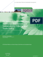 Download EU Support for Biofuels and Bioenergy Environmental Sustainability Criteria and Trade Policy by International Centre for Trade and Sustainable Development SN17601283 doc pdf