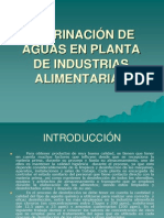 Cloración aguas industrias alimentarias