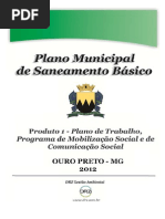 Produto 1 - Plano de Trabalho de Mobilizacao e Comunicacao Social