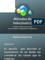 Metodos de Velocimetria SCBD