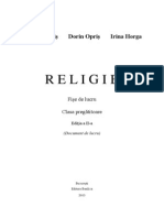 Religie Fise de Lucru Pentru Clasa Pregatitoare - Editia a II-A - Document de Lucru - Primele Trei Fise