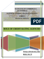 Role of Credit Rating Agencies: Sydenham College of Commerce & Economics