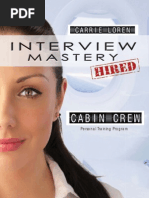 Sample Pages From Interview Mastery - Cabin Crew