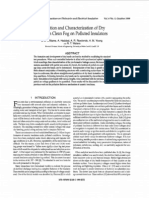 Formation and Characterization of Dry Bands in Clean Fog on Polluted Insulators