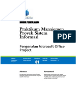 Modul Praktikum Manajemen Proyek Sistem Informasi Pertemuan 1