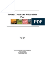 Poverty Trends and Voices of the Poor