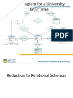 E-R Diagram For A University Enterprise: Amity School of Engineering & Technology