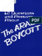 12 Answers-Questions on Arab Boycott