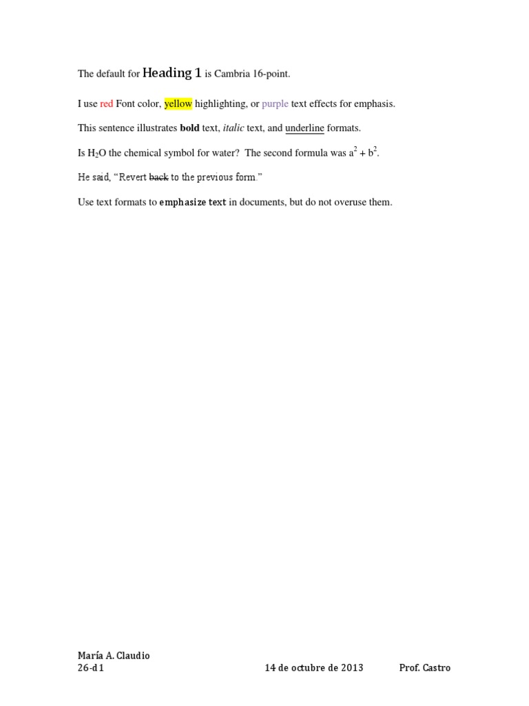 Text Formatting Best Practices | PDF