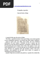 Evangelhos Apócrifos - Carta de Pedro a Felipe.doc