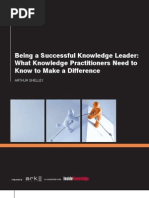 Download Being a Successful Knowledge Leader by Ark Group SN17607323 doc pdf