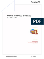 2012 Revelstoke Resort Municipality Initiative Annual Report