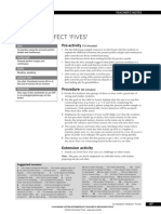 Present Perfect Fives': Pre-Activity