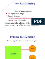 Improve Run Merging: Reduce Number of Merge Passes