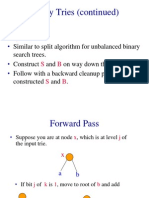 Binary Tries (Continued) : Split (K)