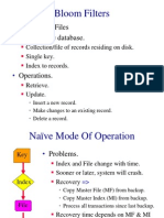 Bloom Filters: Differential Files Simple Large Database