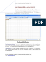 Excel Intro Part 1