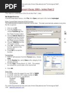 Excel Intro Part 2