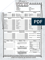 Charachter Sheet