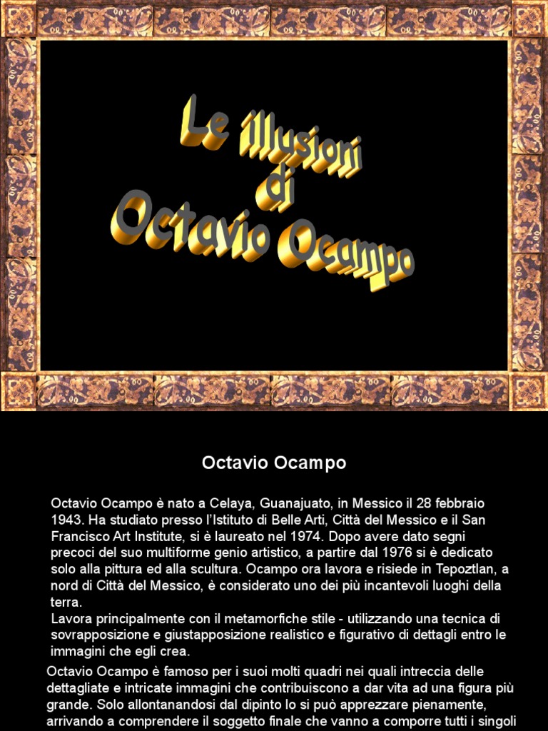 Le Illusioni Di Octavio Ocampo | PDF