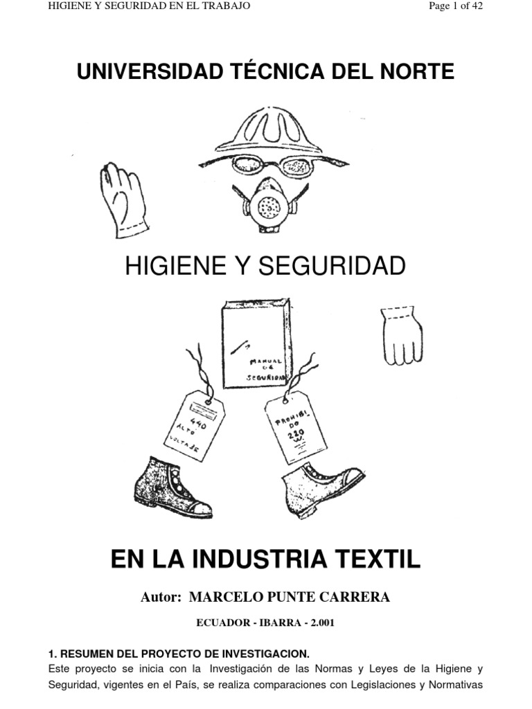 Higiene y Seguridad en El Trabajo | PDF | Seguridad y salud ocupacional ...