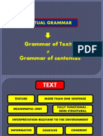 Textual Grammar Lecture 16 17