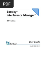 Bentley Interference Manager User Guide