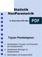 Statistik Non-Parametrik - DR Bhisma