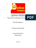 QUIOSS Pizza-Plan de Negocios