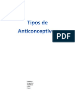 Tipos de Anticonceptivos