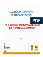 Plan Institucional de Formaciion y Capacitacion (Pic) (1)