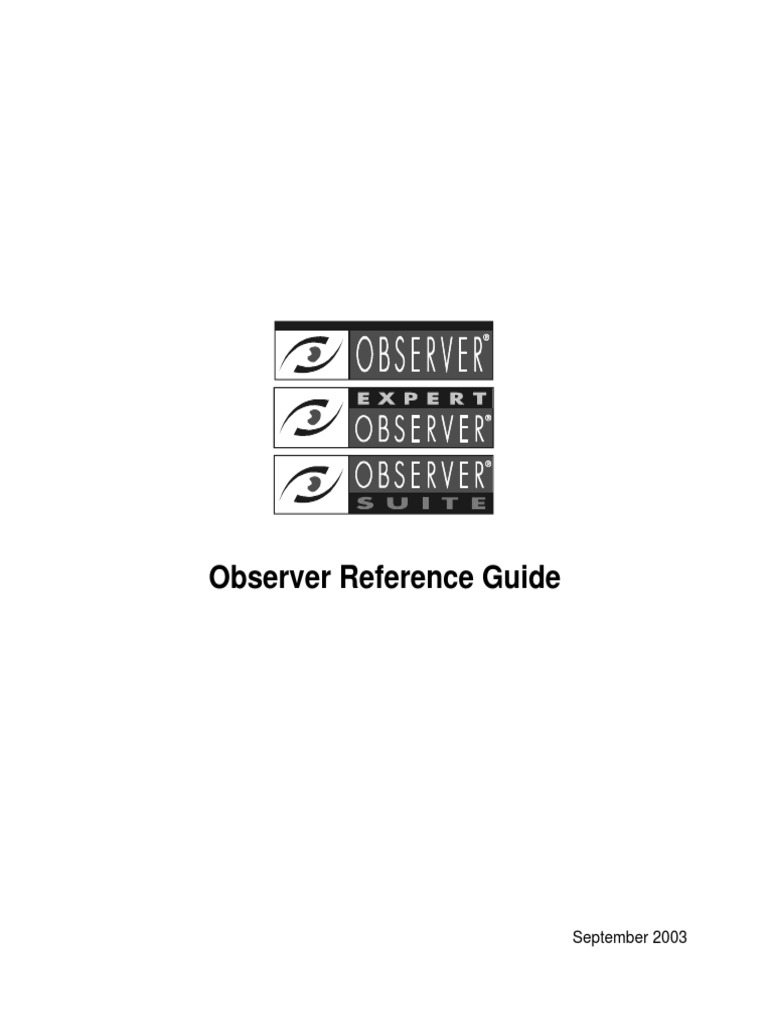 Observer v9 Manual | PDF | Network Interface Controller | Computer Network