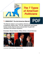 7 Types of American Politicians