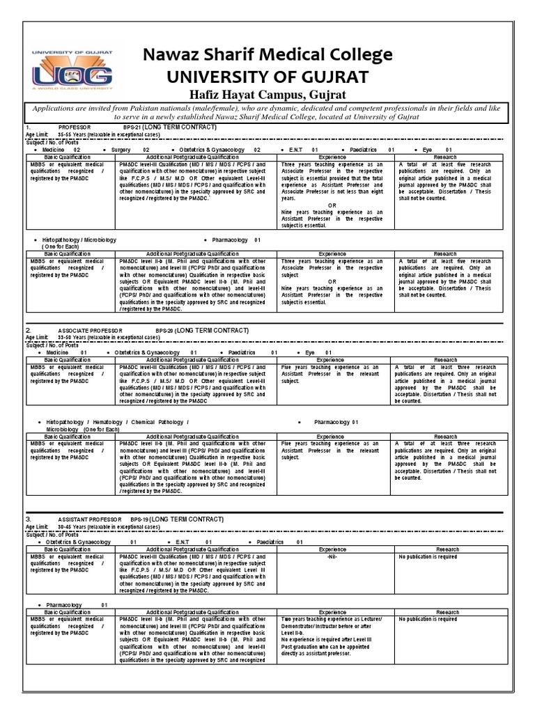 NSMC Advertisement PDF | PDF | Doctor Of Medicine | Thesis
