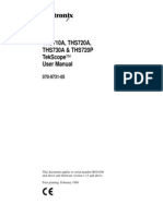 Tektronix THS720A User Manual