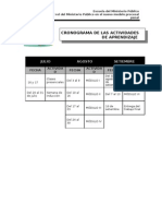 Cronograma de Curso de Fiscales