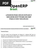 6 Passos Para Selecionar ERP